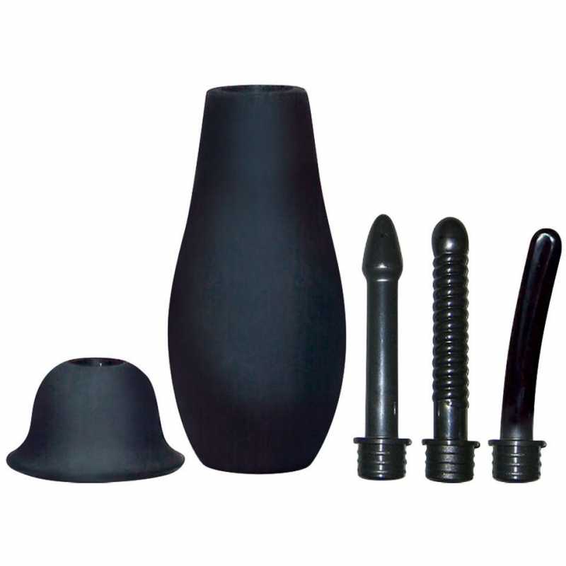 Анальный душ с насадками "Bad Kitty" 