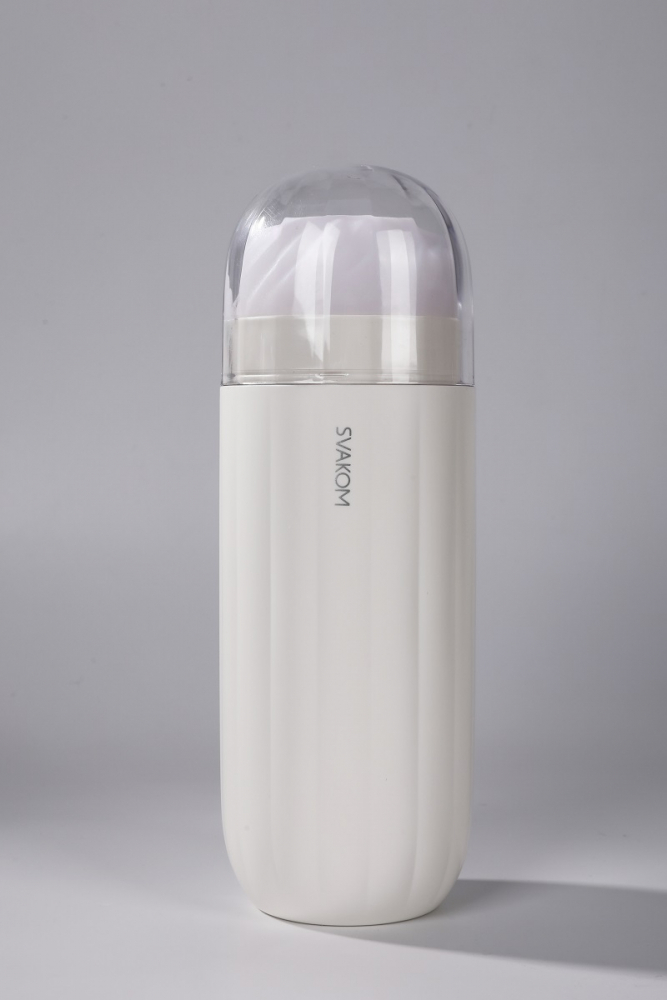 Вакуумный мастурбатор с вибрацией "Svakom Sam" мега мощный, белый 